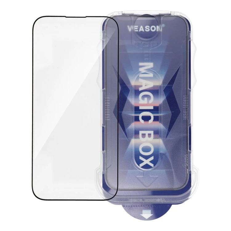 Szkło Veason 6D Pro z Aplikatorem do iPhone XR / 11 Czarne