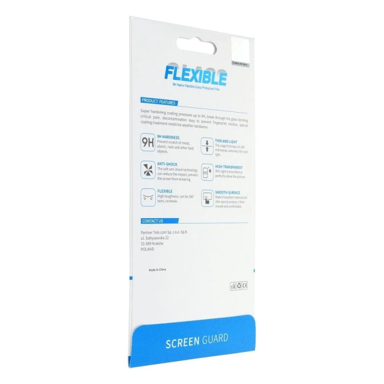 Szkło Hybrydowe Bestsuit Flexible do iPhone 12 Pro Max