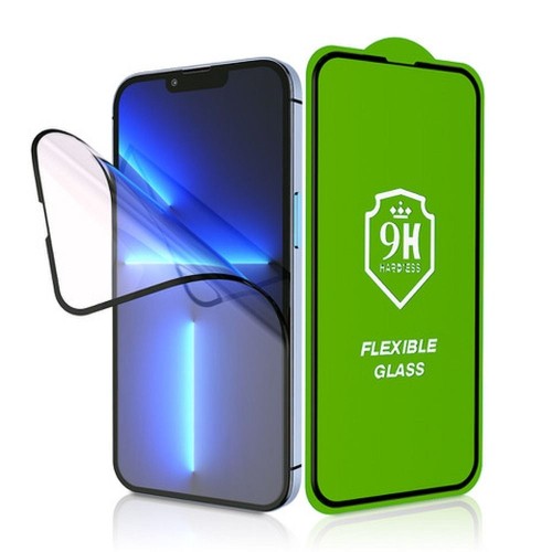 Szkło Hybrydowe Bestsuit Flexible 5D do iPhone 12 / 12 Pro Czarne
