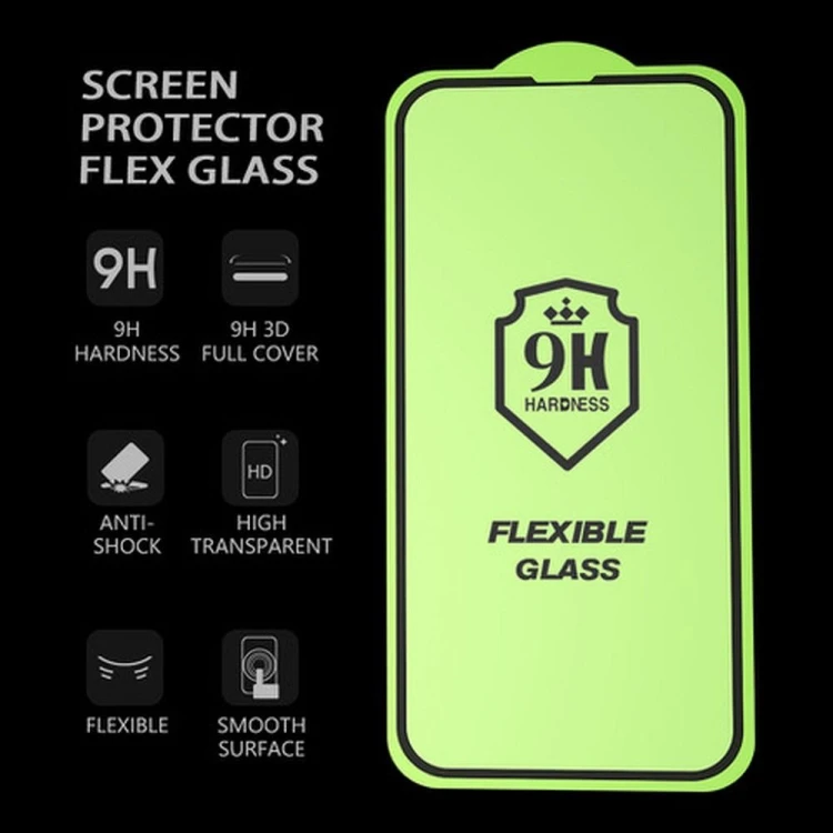 Szkło Hybrydowe Bestsuit Flexible 5D do iPhone 12 / 12 Pro Czarne