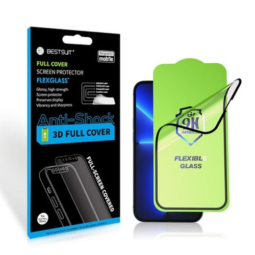 Szkło Hybrydowe Bestsuit Flexible 5D do iPhone 12 Pro Max Czarne