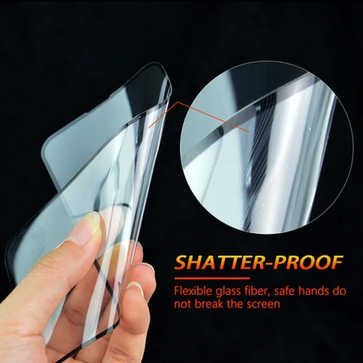 Szkło Hybrydowe Bestsuit Flexible 5D do iPhone 12 Pro Max Czarne