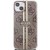 Etui Guess iPhone 15 Plus 4G Gold Stripe Brązowe - Oryginalny Pokrowiec