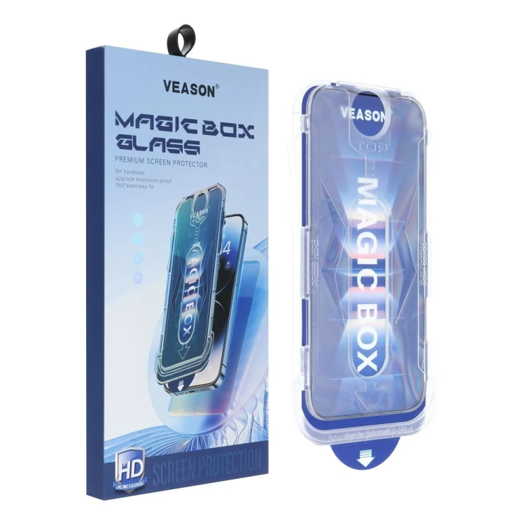 Szkło Hartowane Veason 6D Pro Easy-Install do iPhone 12 Pro Max z Aplikatorem