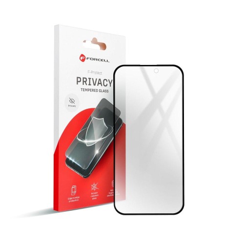 Szkło Prywatyzujące Forcell Privacy do iPhone 12 / 12 Pro Czarne