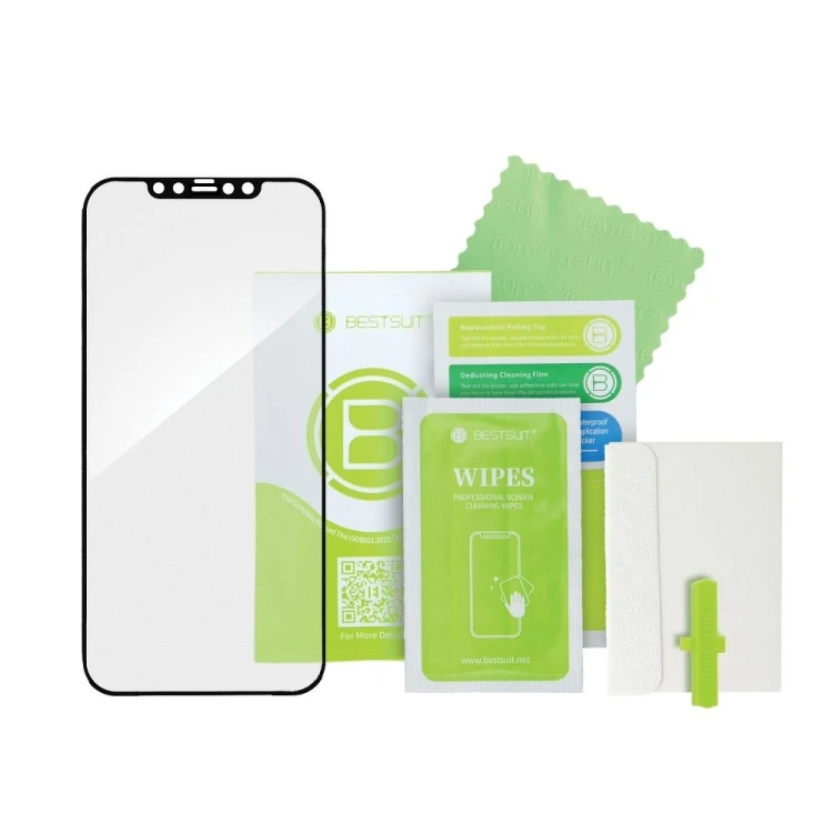 Szkło Hybrydowe Bestsuit Flex-Buffer 5D do iPhone 12 mini Antybakteryjne D3O