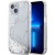 Etui Guess iPhone 13 / 14 / 15 Liquid Glitter Marble Białe - Pokrowiec