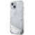 Etui Guess iPhone 13 / 14 / 15 Liquid Glitter Marble Białe - Pokrowiec