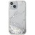 Etui Guess iPhone 13 / 14 / 15 Liquid Glitter Marble Białe - Pokrowiec