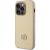 Etui Guess iPhone 15 Pro 4G Strass Metal Logo Złote - Pokrowiec z Kryształkami