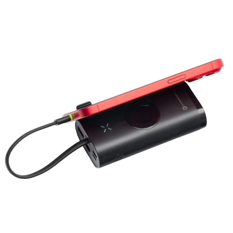 Multifunkcyjny powerbank 5w1 Forcell F-Energy F10K4 10000 mAh PD 20W / QC 22.5W z ładowarką Apple Watch – Czarny