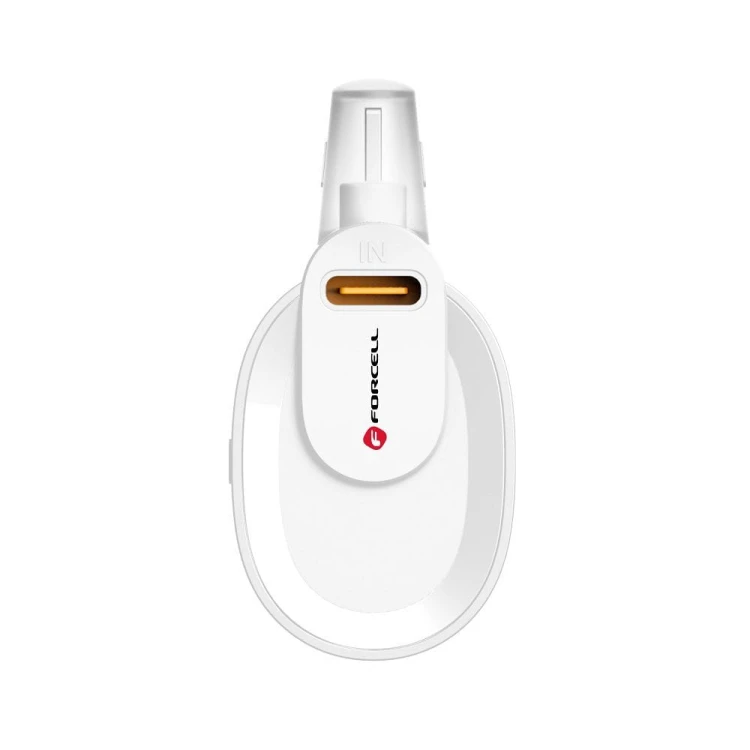 Kieszonkowy powerbank ze złączem Lightning Forcell F-Energy Power Plug F5K3 5000 mAh PD 20W – Biały