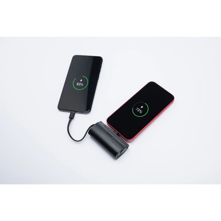 Kieszonkowy powerbank ze złączem Lightning Forcell F-Energy Power Plug F5K3 5000 mAh PD 20W – Czarny