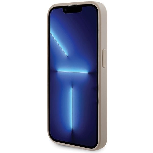 Etui Guess iPhone 15 Pro 4G Strass Metal Logo Złote - Pokrowiec z Kryształkami
