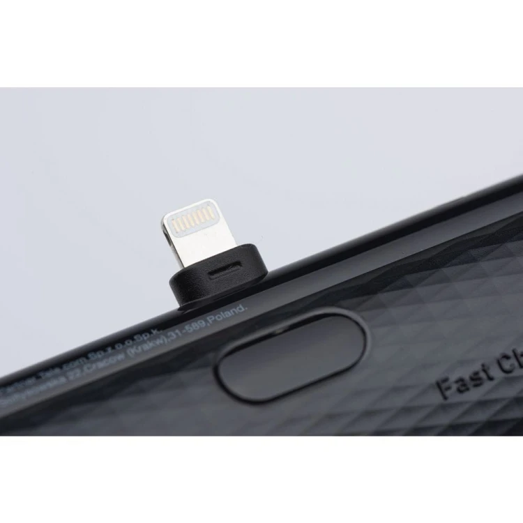 Kieszonkowy powerbank ze złączem Lightning Forcell F-Energy Power Plug F5K3 5000 mAh PD 20W – Czarny