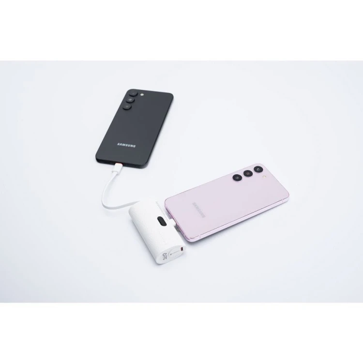 Kieszonkowy powerbank ze złączem USB-C Forcell F-Energy Power Plug F5K3 5000 mAh PD 20W – Biały