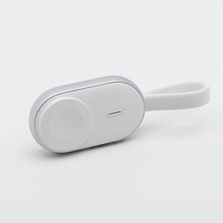 Kompaktowy powerbank do Apple Watch Forcell F-Energy Mini Power Watch 1200 mAh z kablem USB-C – Biały