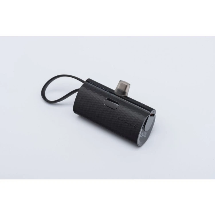 Kieszonkowy powerbank ze złączem USB-C Forcell F-Energy Power Plug F5K3 5000 mAh PD 20W – Czarny