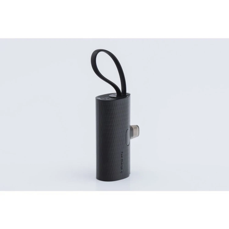 Kieszonkowy powerbank ze złączem USB-C Forcell F-Energy Power Plug F5K3 5000 mAh PD 20W – Czarny