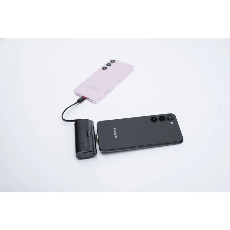 Kieszonkowy powerbank ze złączem USB-C Forcell F-Energy Power Plug F5K3 5000 mAh PD 20W – Czarny