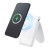 Powerbank z MagSafe i podpórką Forcell F-Energy MagStand F10K2 10000 mAh PD 20W QC 3.0 – Biały