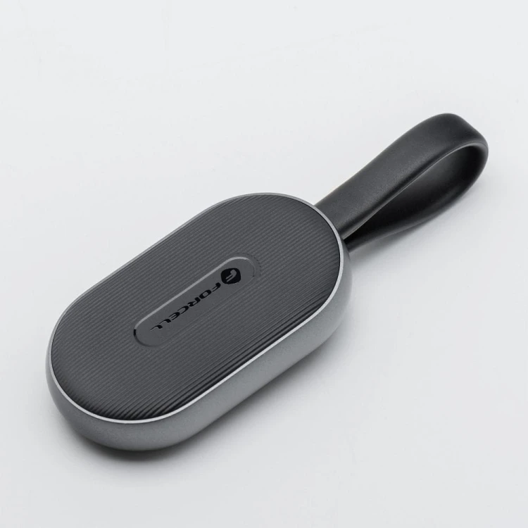Kompaktowy powerbank do Apple Watch Forcell F-Energy Mini Power Watch 1200 mAh z kablem USB-C – Czarny