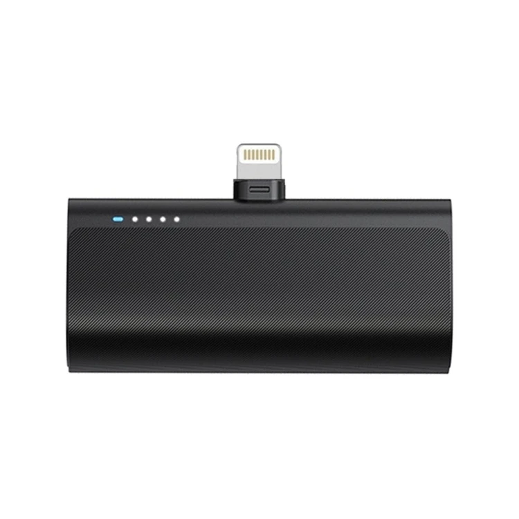 Kieszonkowy powerbank ze złączem Lightning Blue Star W0556P 5000 mAh 2.1A – Czarny