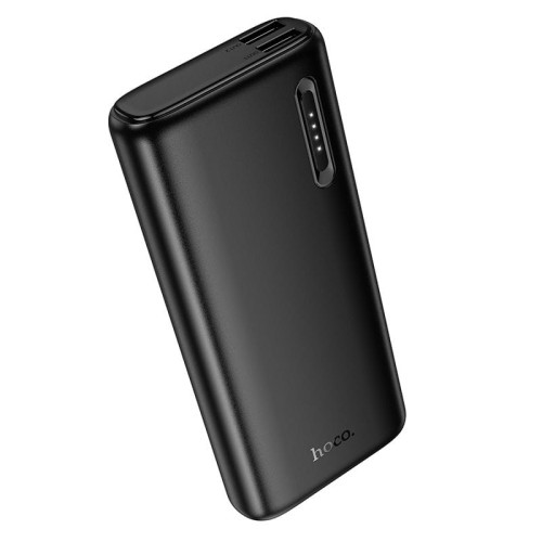 Niezawodny powerbank Hoco J158A 10000 mAh 2A z ogniwami 18650 – Czarny