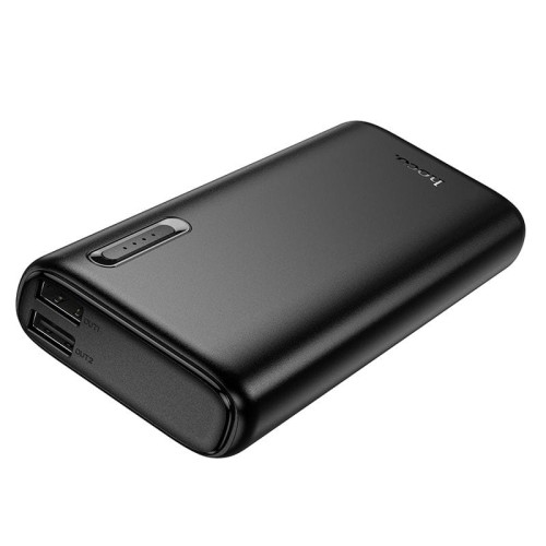 Niezawodny powerbank Hoco J158A 10000 mAh 2A z ogniwami 18650 – Czarny
