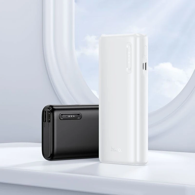 Niezawodny powerbank Hoco J158A 10000 mAh 2A z ogniwami 18650 – Czarny