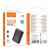 Kompaktowy powerbank kieszonkowy Hoco J158 5000 mAh 2A z wskaźnikiem LED – Czarny