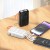 Kompaktowy powerbank 4w1 Hoco J151 10000 mAh 2A z wbudowanymi kablami i podwójną latarką LED – Czarny