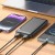 Ultrasmukły powerbank Hoco J128 10000 mAh 2A z wskaźnikiem LED – Czarny