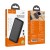 Ultrasmukły powerbank Hoco J128 10000 mAh 2A z wskaźnikiem LED – Czarny