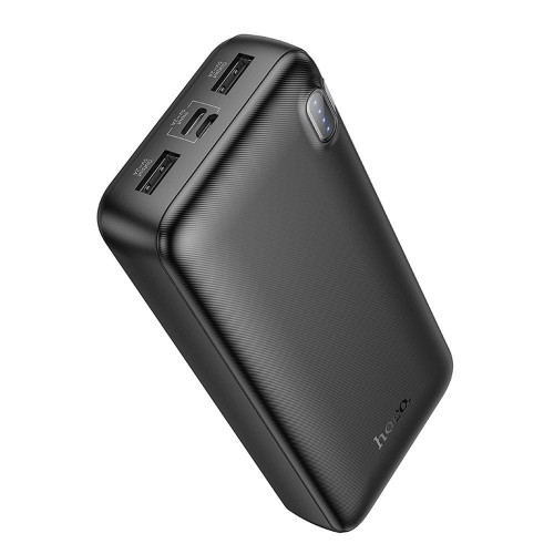 Potężny powerbank Hoco J128A 20000 mAh 2A z bezpiecznym ogniwem LiFePO4 – Czarny