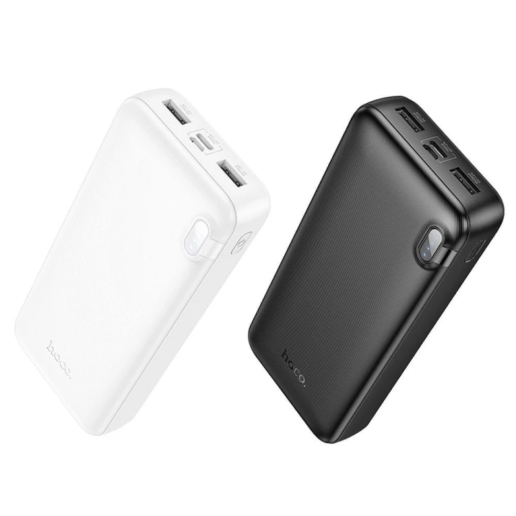 Potężny powerbank Hoco J128A 20000 mAh 2A z bezpiecznym ogniwem LiFePO4 – Czarny