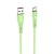 Elastyczny kabel silikonowy USB-A do USB-C Forcell F-Energy C342 66W 3A 1 m – Zielony