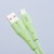 Elastyczny kabel silikonowy USB-A do USB-C Forcell F-Energy C342 66W 3A 1 m – Zielony