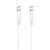 Elastyczny kabel silikonowy USB-C do USB-C Forcell F-Energy C347 100W 5A 1 m – Biały
