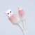 Pancerny kabel w oplocie nylonowym USB-A do USB-C Forcell F-Energy C352 66W 3A 1 m – Biały z gradientem
