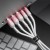 Pancerny kabel w oplocie nylonowym USB-A do USB-C Forcell F-Energy C352 66W 3A 1 m – Biały z gradientem