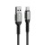 Wytrzymały kabel w oplocie nylonowym USB-A do USB-C Forcell F-Energy C256 66W 3A 0,5 m – Czarny Cafule