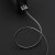 Pancerny kabel w oplocie ze stali nierdzewnej USB-C do USB-C Forcell F-Energy C237 60W 3A 2 m – Srebrny