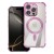 Wzmocnione etui pancerne do iPhone 17 Pro Max / 18 Pro Max Antishock Electro zgodne z MagSafe – Purpurowe