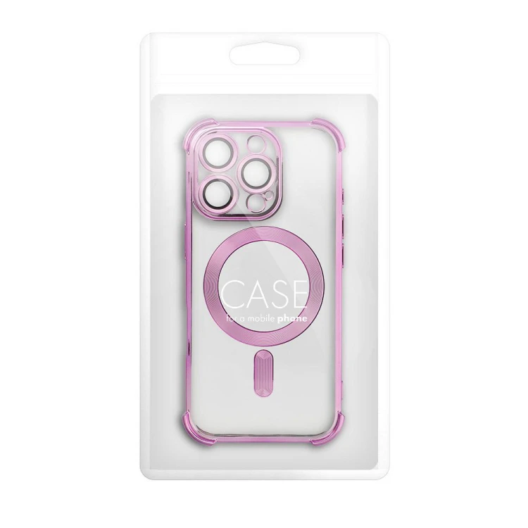 Wzmocnione etui pancerne do iPhone 17 Pro Max / 18 Pro Max Antishock Electro zgodne z MagSafe – Purpurowe