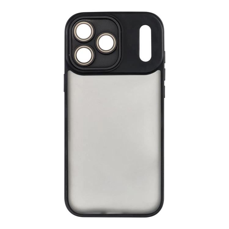 Matowe etui ochronne do iPhone 17 Pro Max / 18 Pro Max Variete z wbudowanymi szkiełkami na aparat – Czarne