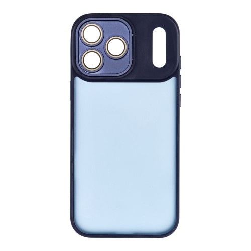 Matowe etui ochronne do iPhone 17 Pro Max / 18 Pro Max Variete z wbudowanymi szkiełkami na aparat – Granatowe