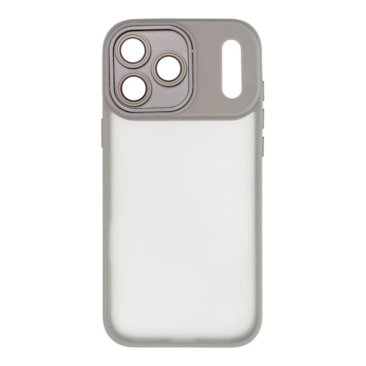 Matowe etui ochronne do iPhone 17 Pro Max / 18 Pro Max Variete z wbudowanymi szkiełkami na aparat – Stalowe