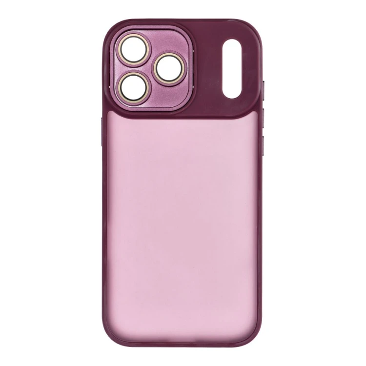 Matowe etui ochronne do iPhone 17 Pro Max / 18 Pro Max Variete z wbudowanymi szkiełkami na aparat – Purpurowe