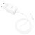 Zestaw ładowarka sieciowa Hoco N2 USB 2A (10W) + kabel Lightning 1m – biała